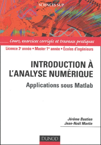 Introduction à l'analyse numérique