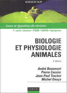 Biologie et physiologie animale : Cours et questions de révision