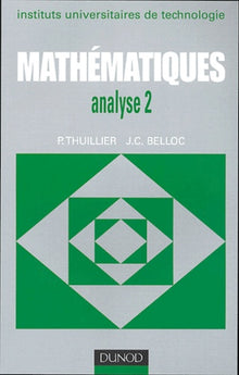 Analyse 2 - Calcul intégral, équations différentielles