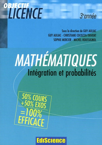 Mathématiques: Intégration et probabilités
