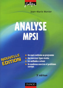 Analyse MPSI