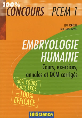 Embryologie humaine PCEM1