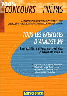 Tous les exercices d'analyse MP
