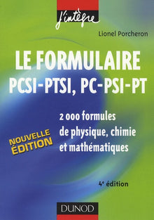 Le formulaire PCSI-PTSI, PC-PSI-PT