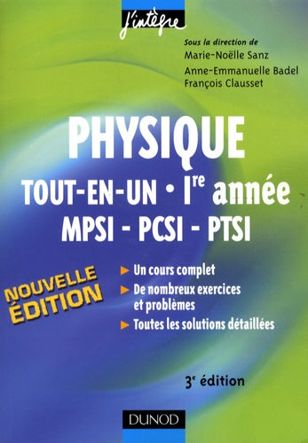 Physique tout-en-un MPSI-PCSI-PTSI 1e année