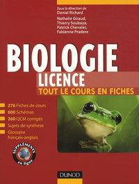 Biologie Licence: Tout le cours en fiches