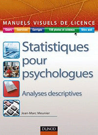 Statistiques pour psychologues: Analyses descriptives
