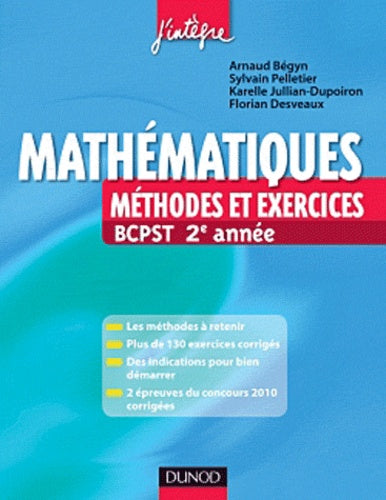 Mathématiques BCPST 2e année: Méthodes et exercices
