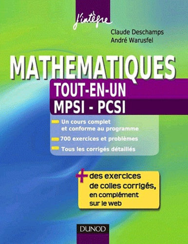 Mathématiques tout-en-un 1re année - MPSI-PCSI