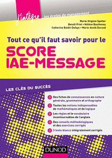Tout ce qu'il faut savoir pour le Score IAE-Message