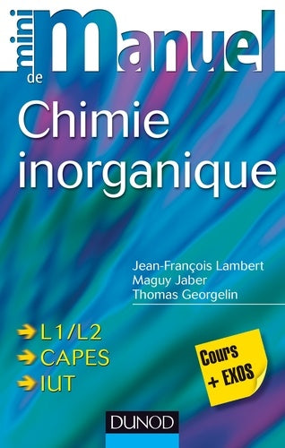 Mini manuel de chimie inorganique
