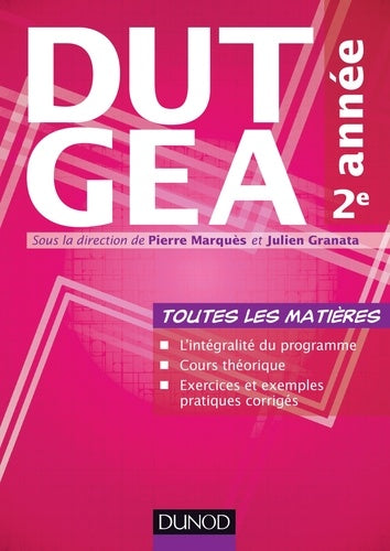 DUT GEA 2e année - Toutes les matières: Toutes les matières