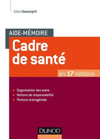 Aide-mémoire - Cadre de santé