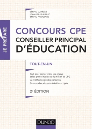 Concours CPE, conseiller principal d'éducation