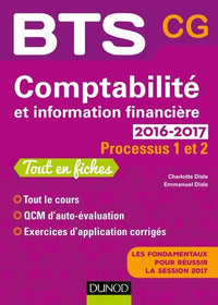 comptabilité et information financière bts cg processus 1 et 2
