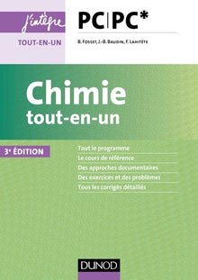 Chimie tout-en-un PC-PC* - 3e éd.