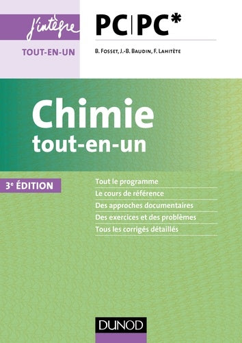 Chimie tout-en-un PC-PC* - 3e éd.