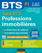Tout le BTS Professions immobilières - 2018-2019 - 1re et 2e année