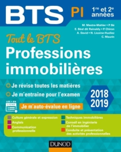 Tout le BTS Professions immobilières - 2018-2019 - 1re et 2e année