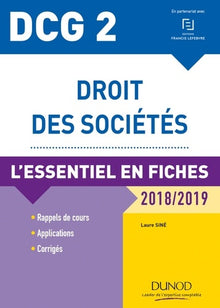 Droit des sociétés DCG 2