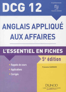 Anglais appliqué aux affaires DCG 12