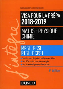 Visa pour la prépa 2018-2019 - Maths-Physique-Chimie - MPSI-PCSI-PTSI-BCPST