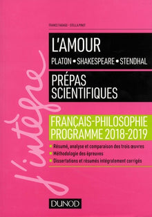 L'amour - Epreuve de français-philosophie Prépas scientifiques 2018-2019 (2018-2019)