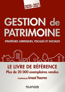 Gestion de patrimoine - 2020-2021 - Stratégies juridiques, fiscales et sociales