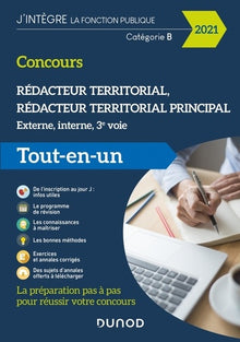 Concours Rédacteur territorial - 2021