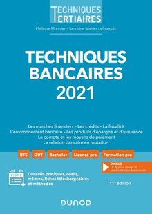 Techniques bancaires 2021