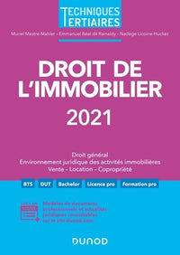 Droit de l'immobilier 2021