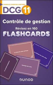 DCG 11 - Contrôle de gestion - révisez en 160 flashcards !