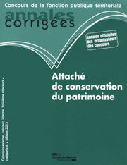 Attaché de conservation du patrimoine 2013 - Concours catégorie A