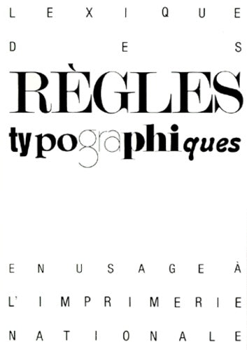 Lexique des règles typographiques