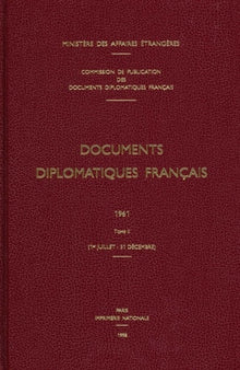 Documents diplomatiques français