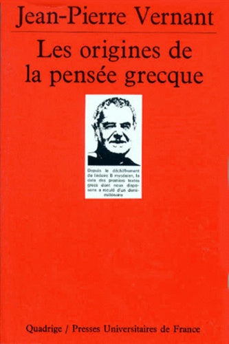 Les origines de la pensée grecque