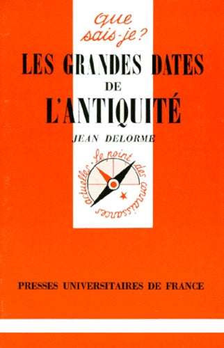 Les grandes dates de L'Antiquité