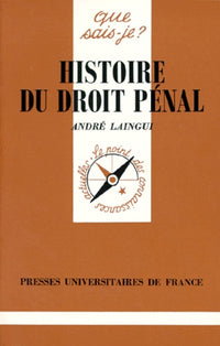 Histoire du droit pénal