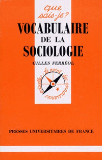 Vocabulaire de la sociologie