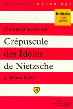 Premières leçons sur "Crépuscule des idoles" de Nietzsche
