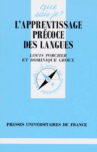 L'apprentissage précoce des langues