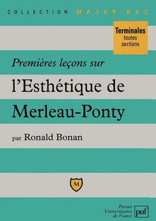Premières leçons sur l'esthétique de Merleau-Ponty