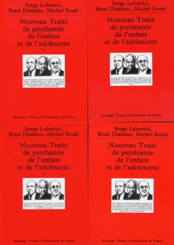 Nouveau traité de psychiatrie de l'enfant et de l'adolescent, coffret de 4 volumes