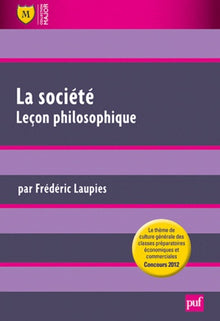 La société - Leçon philosophique
