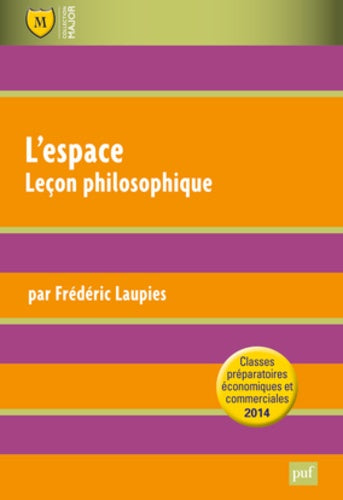 L'espace. Leçon philosophique