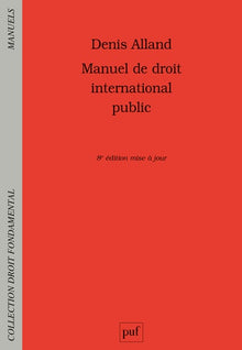 Manuel de droit international public