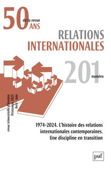 Relations internationales 2025, N.201