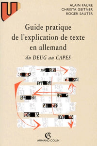 Guide pratique de l'explication de texte en allemand