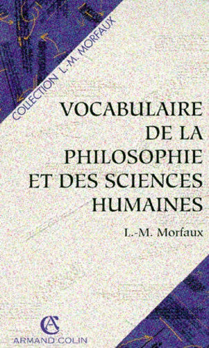 Vocabulaire de la philosophie et des sciences humaines