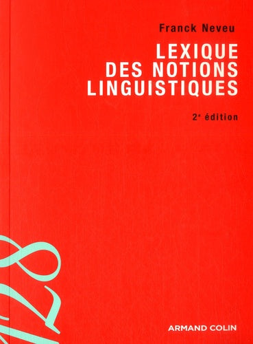 Lexique des notions linguistiques